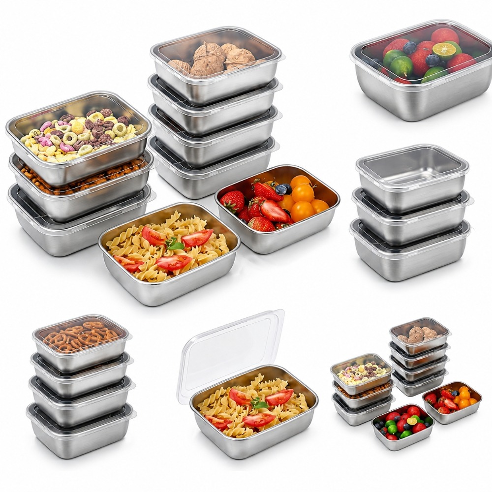 6 قطع من حاويات تخزين الطعام ا - مراجعة Food Storage Box Set وسعره