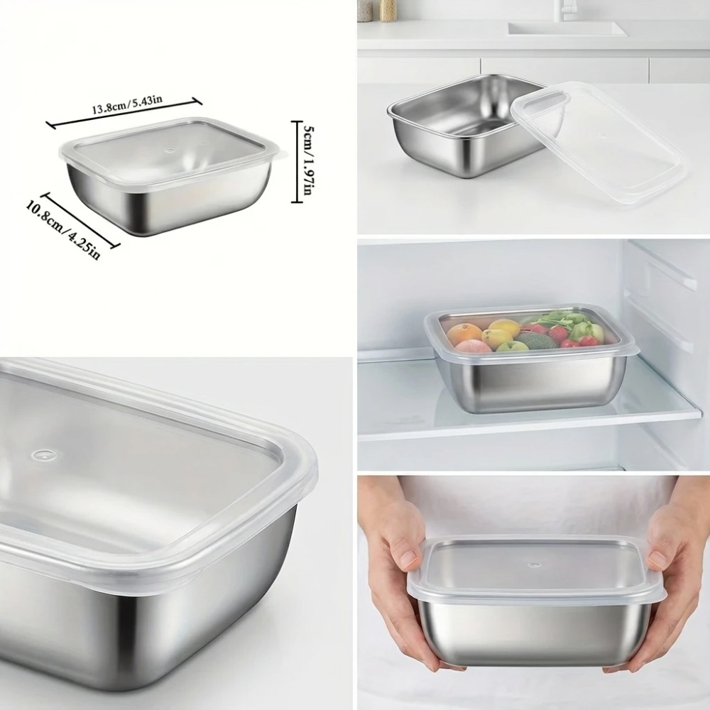6 قطع من حاويات تخزين الطعام ا - مراجعة Food Storage Box Set وسعره