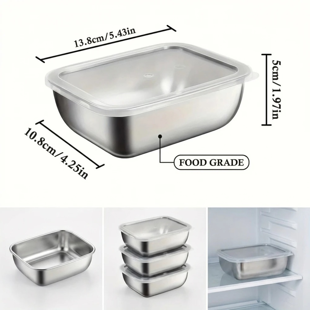 6 قطع من حاويات تخزين الطعام ا - مراجعة Food Storage Box Set وسعره