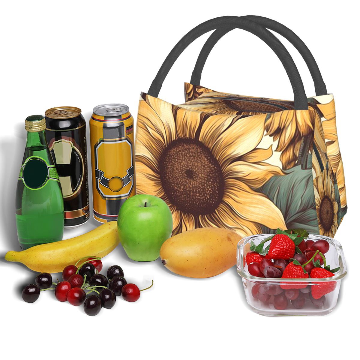 حقيبة غداء معزولة بتصميم عباد  - مراجعة Food Storage Drawing وسعره
