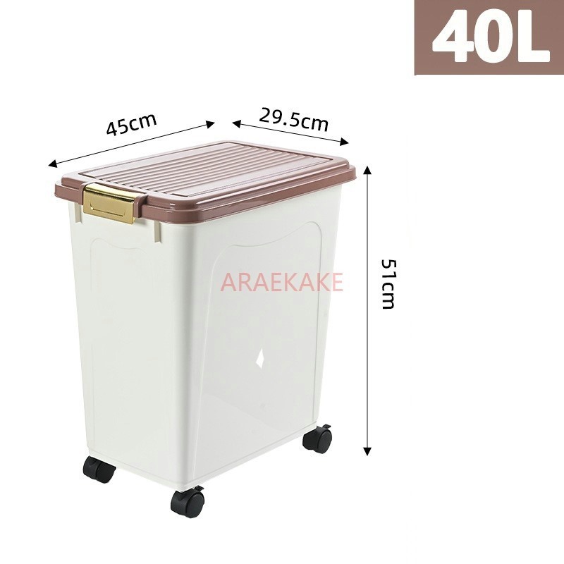 دلو طعام الكلب السميك ذو سعة ك - مراجعة Food Storage For Dog وسعره