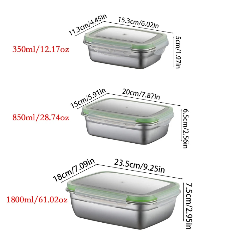 مجموعة صناديق الغداء المصنوعة  - مراجعة Food Storage Containers Set وسعره