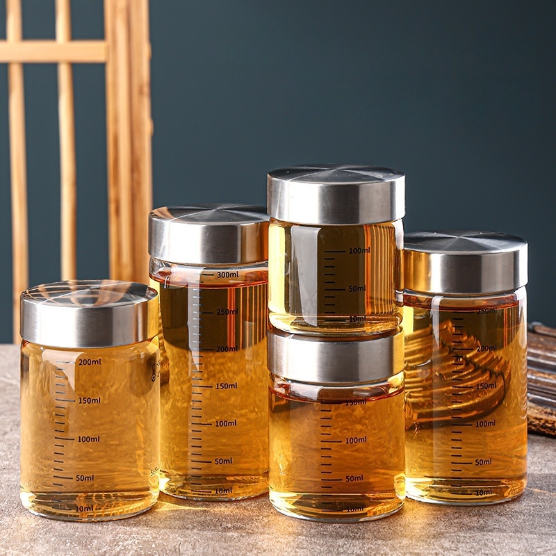 2 قطعة 100-500 مللي كوب تخزين  - مراجعة Food Storage Set Glass وسعره