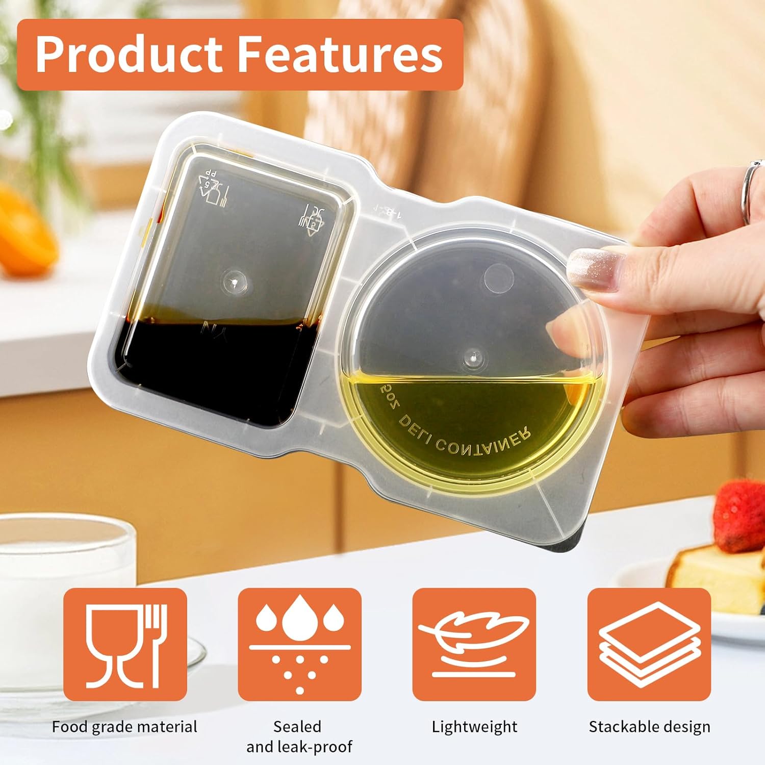 حاوية توابل مزدوجة الأقسام قاب - مراجعة Food Storage Without Plastic وسعره