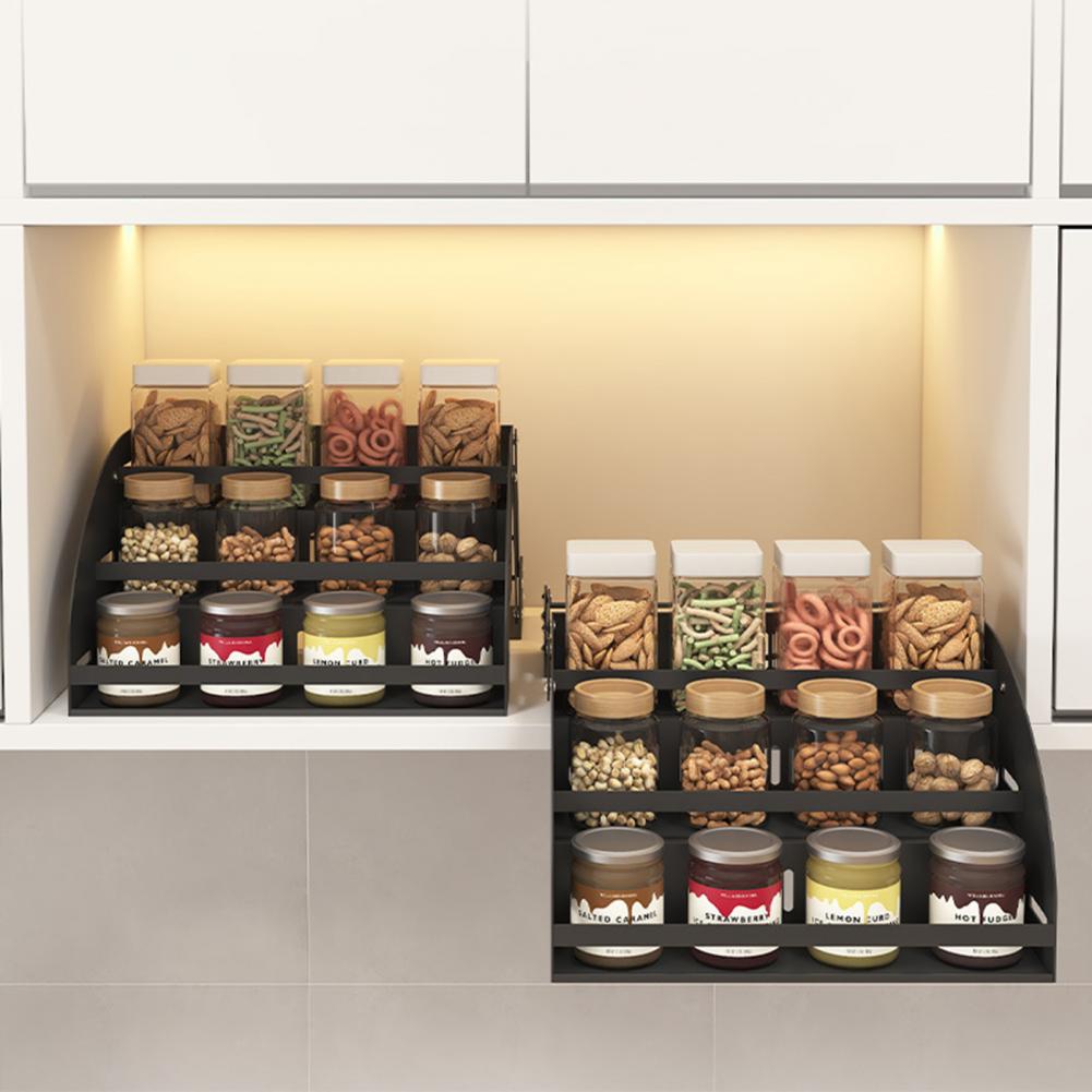 منظم توابل ثلاثي الطبقات، رف ت - مراجعة Food Storage Without Plastic وسعره