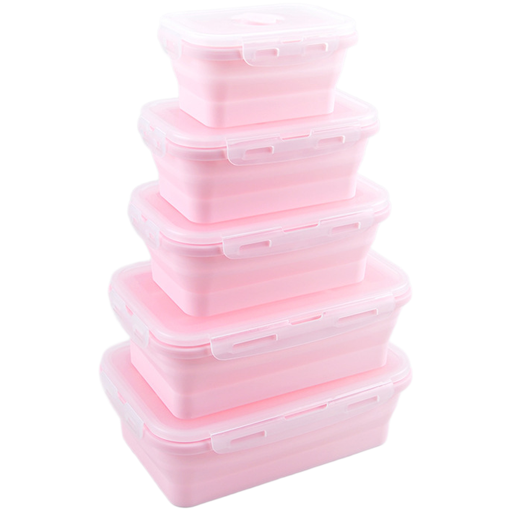 مجموعة علب طعام سيليكون قابلة  - مراجعة Food Storage Containers Set وسعره