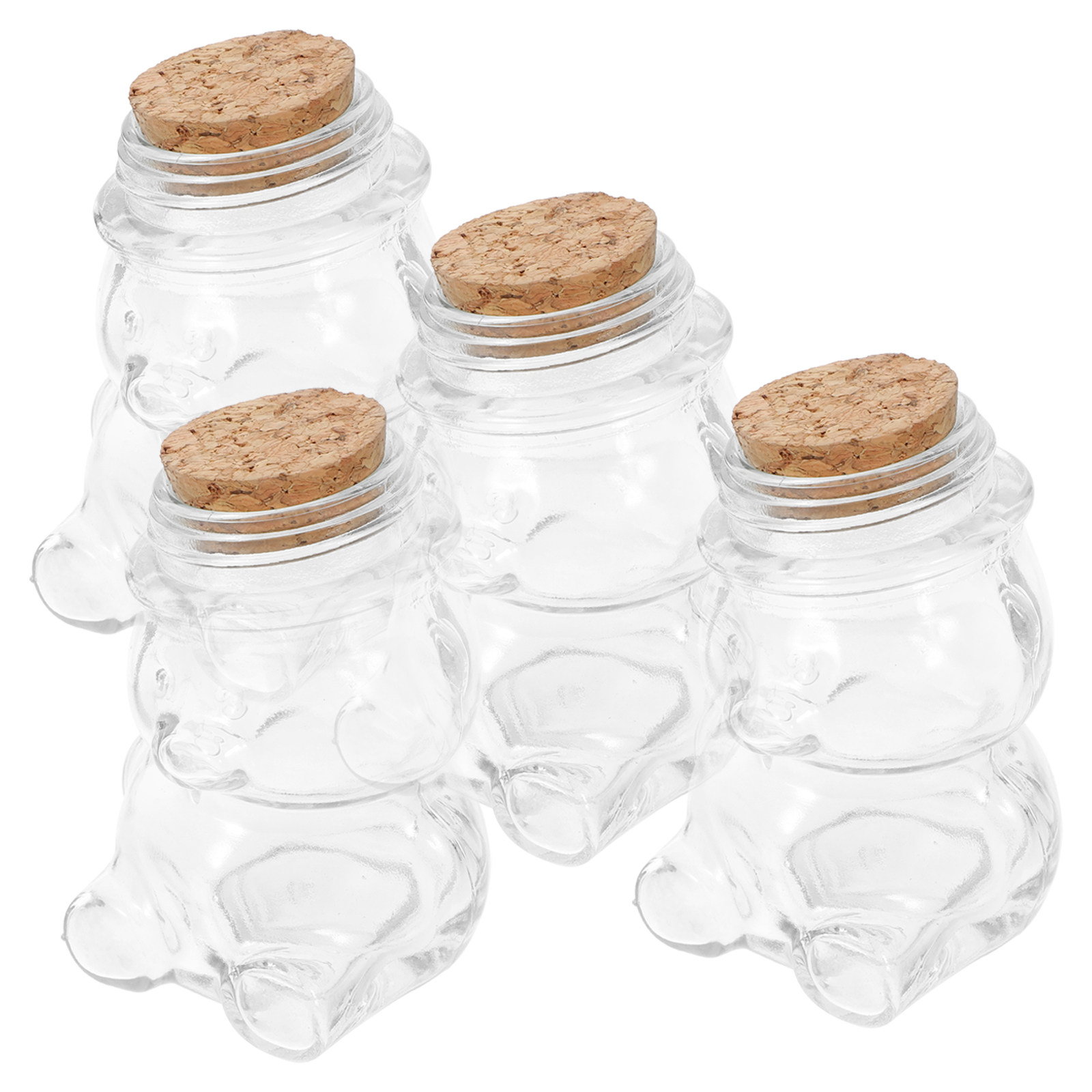 طقم من 4 أوعية زجاجية شفافة مح - مراجعة Food Storage Containers Set وسعره