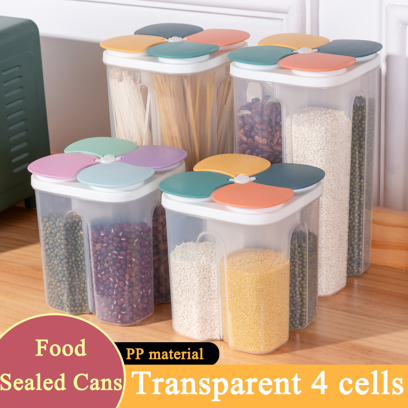 المطبخ الحبوب صندوق تخزين البل - مراجعة Food Storage Kitchen Container Set وسعره
