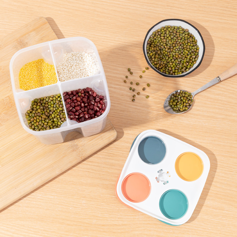 المطبخ الحبوب صندوق تخزين البل - مراجعة Food Storage Kitchen Container Set وسعره