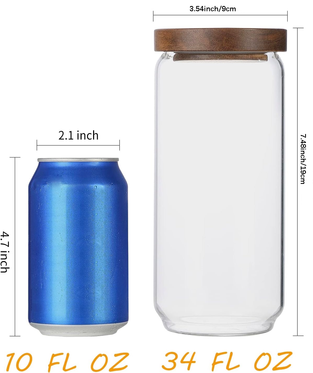 4 عبوات زجاجية سعة 34 أونصة مع - مراجعة Food Storage Set Glass وسعره