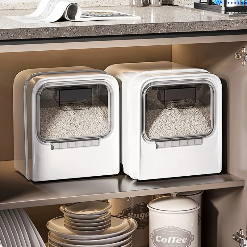 ‌ حاوية أرز مربعة فاخرة، وعاء  - مراجعة Food Storage No Pantry وسعره
