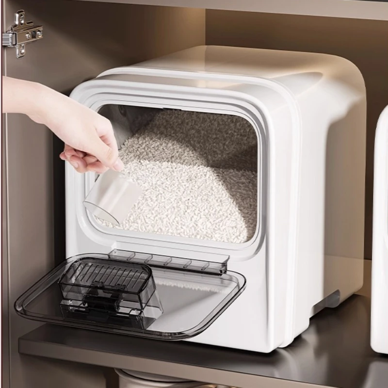 ‌ حاوية أرز مربعة فاخرة، وعاء  - مراجعة Food Storage No Pantry وسعره