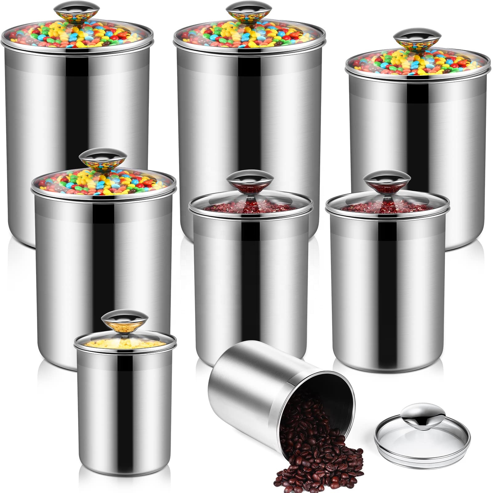 حاويات تخزين المواد الغذائية،  - مراجعة Food Storage Set Glass وسعره
