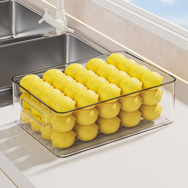منظم ثلاجة قابل للتكديس مع أغط - مراجعة Food Storage No Pantry وسعره