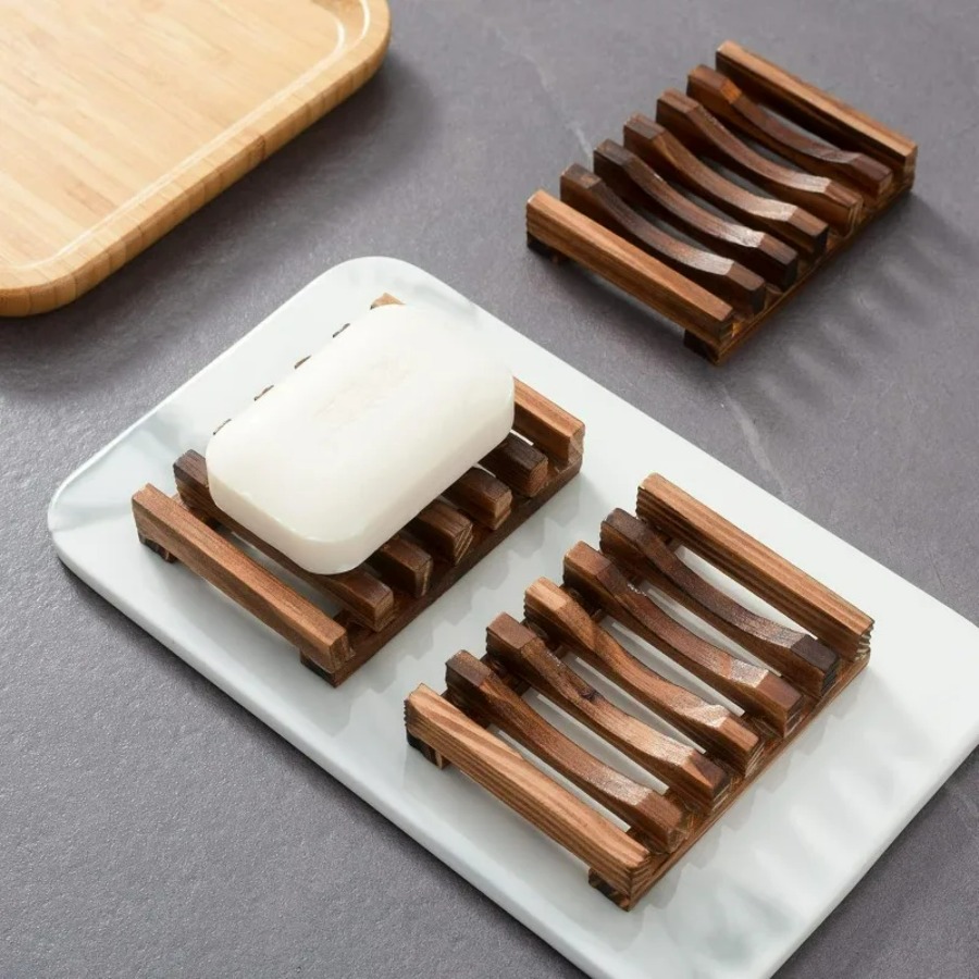 طبق صابون خشبي للحمام للاستحما - مراجعة Food Storage Organiser وسعره
