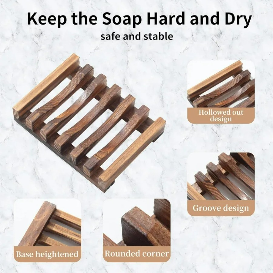 طبق صابون خشبي للحمام للاستحما - مراجعة Food Storage Organiser وسعره