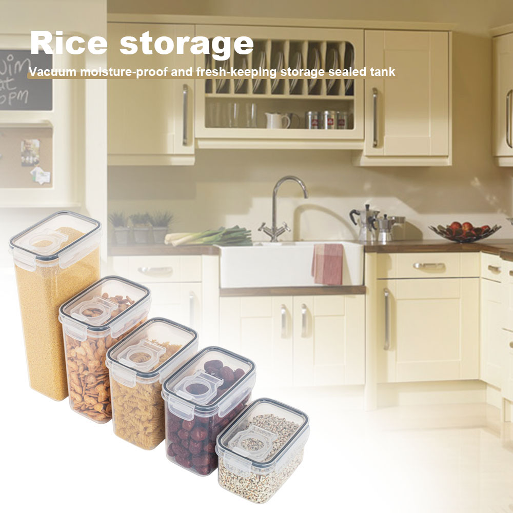 مختومة البلاستيك صندوق تخزين ا - مراجعة Food Storage Kitchen Container Set وسعره
